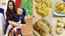 Mẹ bỉm sữa đảm Vịnh Bắc Bộ: Tự tay làm cả chục món bánh ăn dặm siêu ngon cho con