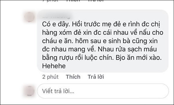 Việc dùng nhau thai để chế biến món ăn khiến các mẹ xôn xao: Giá trị dinh dưỡng không hơn gì thịt gà, thịt bò - Ảnh 2.