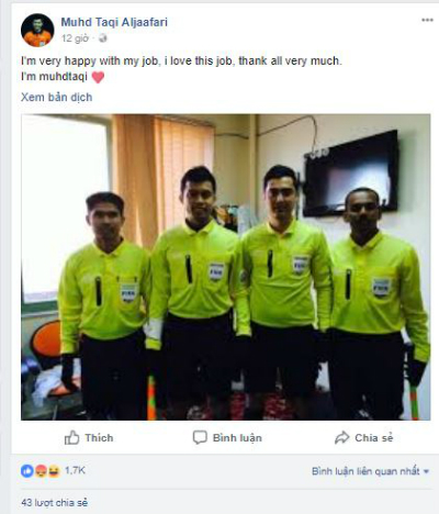 Các bình luận mang tính khiêu khích nhận được cả ngàn lượt tương tác từ người hâm mộ bóng đá Việt Nam.
