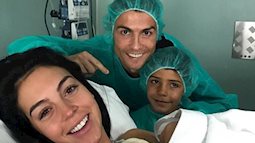 Bạn gái kém 10 tuổi hạ sinh sớm, Ronaldo lên chức bố lần thứ 4