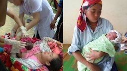 Sản phụ miền núi được đỡ đẻ ngay tại nhà, thoát khỏi nguy hiểm trong chút chốc 