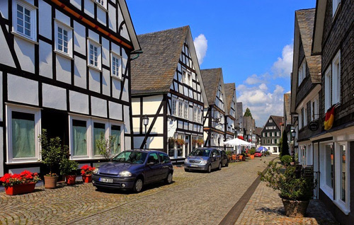 Khu trung tâm thị trấn này cũng được nhà nước Đức nhìn nhận là những công trình mang tầm quan trọng quốc tế.