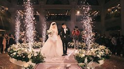 Đám cưới sang chảnh với 10.000 bông hoa tươi và váy đính 5.000 pha lê của cô dâu xinh đẹp