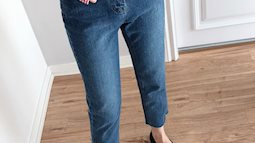 Không phải kiểu bó chít ống côn, xu hướng quần jeans 2018 thoải mái hơn với kiểu ống suông, ống vẩy