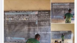 Cách thầy giáo Ghana vượt khó khi dạy máy tính mà chẳng có máy khiến cả thế giới Internet cảm phục