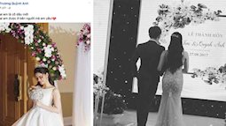 Trương Quỳnh Anh mặc đồ cô dâu, úp mở về đám cưới cùng Tim trong tháng 8 này