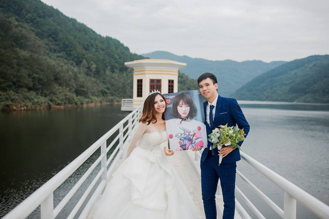 Yêu nhau nhờ cùng sở thích nghe KPop, cặp đôi bất ngờ nổi tiếng vì được sao Hàn đăng ảnh cưới - Ảnh 2.