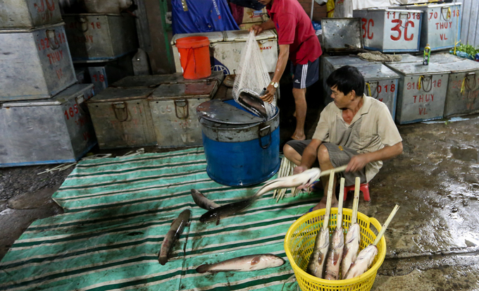Trắng đêm nướng cá lóc vía Thần Tài trên vỉa hè Sài Gòn