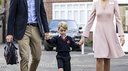 Đích thân hoàng tử Willam nắm tay con trai đến trường trong ngày đầu nhập học 