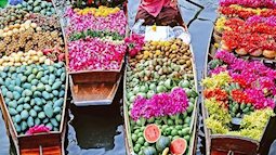 Chiêm ngưỡng vẻ đẹp muôn màu của chợ nổi Thái Lan
