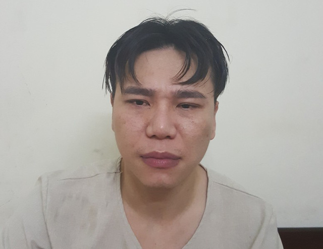  Ca sĩ Châu Việt Cường sau khi xảy ra vụ việc. 
