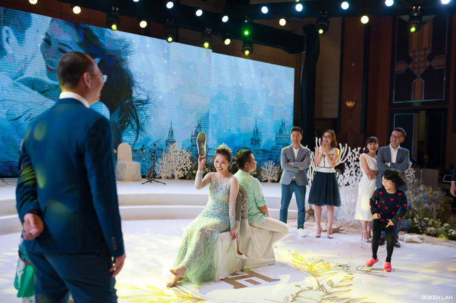Cận cảnh đám cưới kỳ công xanh màu đại dương của Shark Hưng (Thương vụ bạc tỷ) và cô dâu Á hậu - Ảnh 23.
