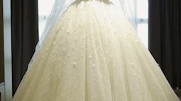 Nhà thiết kế kể chuyện hậu trường làm váy cưới cho vợ Khắc Việt