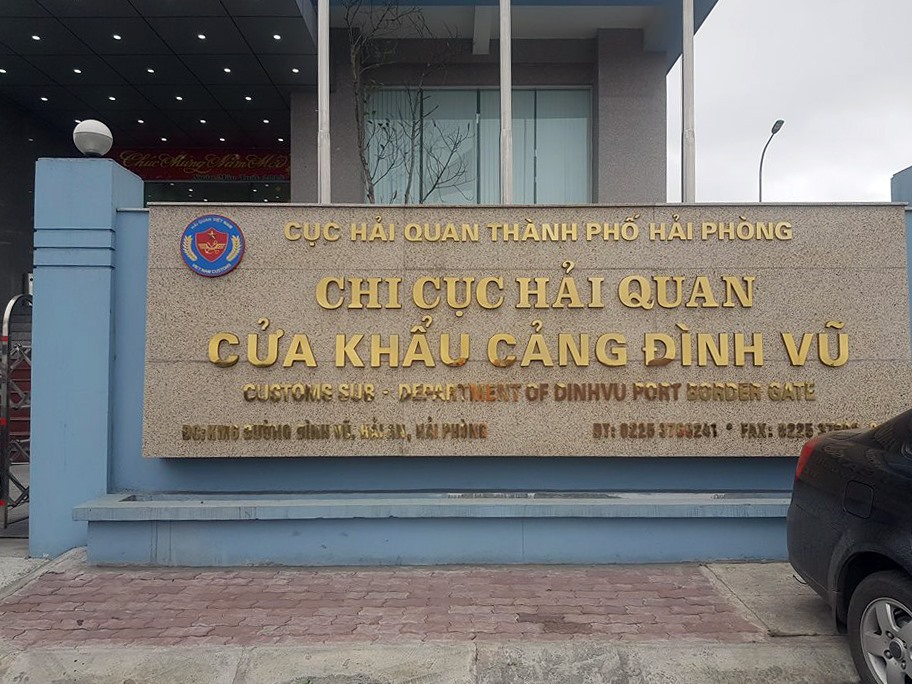 Chi cục Hải quan Đình Vũ.