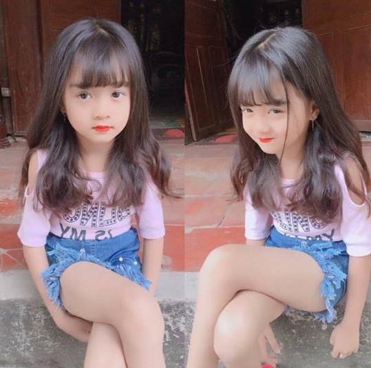  Từ bé em đã là hot girl trong lòng nhiều người rồi! Ảnh: Vũ Văn Phong.