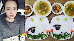 Mẹ Việt dụ con ăn bằng những đĩa cơm đẹp như tranh vẽ