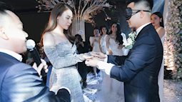 Chồng Diệp Lâm Anh nhận nhầm vợ trong tiệc cưới