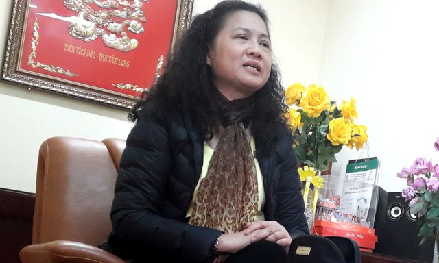 Bà Tạ Thị Bích Ngọc người bị cách chức hiệu trưởng sau sự cố liên quan đến học sinh Kiên.