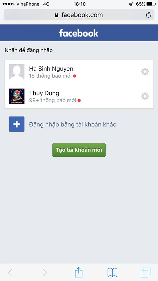 Thùy Dung đưa bằng chứng chứng minh facebook của em đã bị hack.