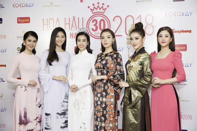 Các Hoa hậu, Á hậu đồng hành cùng Hoa hậu Việt Nam 2018