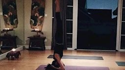 Tập yoga ở mức độ cực khó thế này, Hà Tăng sở hữu thân hình mảnh mai bất chấp tuổi tác chẳng có gì lạ