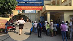 Xác định được người phụ nữ bê phở vào điểm thi trường THCS Phan Đình Giót