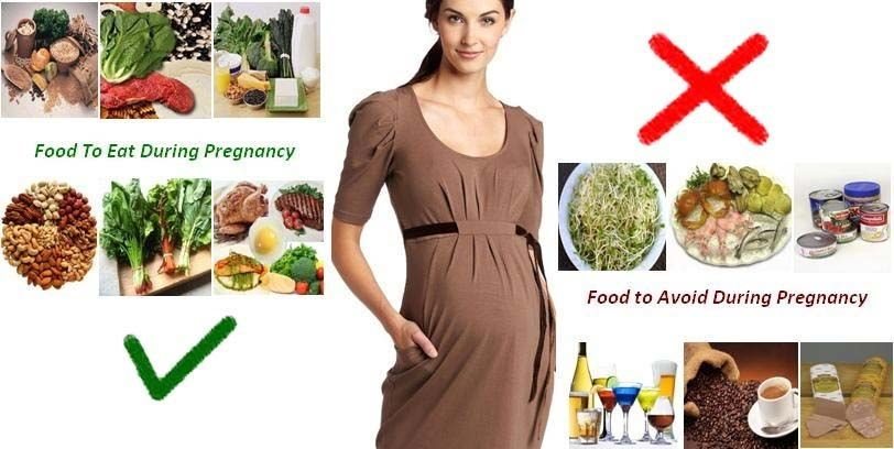 Những thực phẩm nên và không nên sử dụng trong 3 tháng đầu thai kỳ