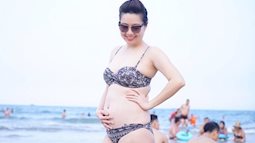 Lê Khánh được 'cưng như trứng mỏng' trong lần đầu mang thai