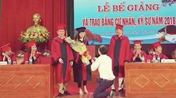 Lãnh đạo trường Đại học Vinh lên tiếng sau vụ Phó bí thư đoàn cầu hôn sinh viên trong lễ tốt nghiệp