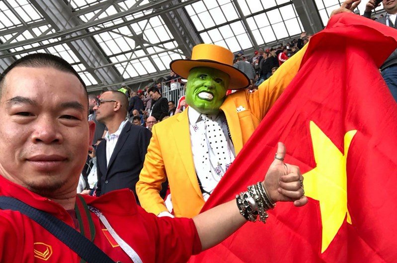 Cờ Việt Nam trong mùa World Cup 2018. Hình ảnh 1