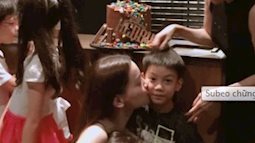 Subeo chững chạc trong tiệc sinh nhật 8 tuổi bên mẹ Hồ Ngọc Hà và người thân