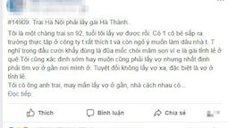 Quan điểm trai Hà Nội phải lấy gái Hà thành khiến mạng xã hội dậy sóng