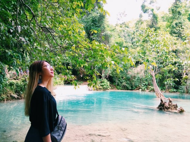 Thiên đường xanh như ngọc tại thác Kuang Si