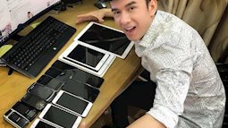 Cùng đọ bộ sưu tập điện thoại khủng của Đan Trường