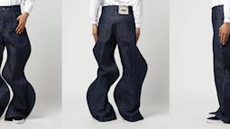 Quần jeans dáng lượn sóng có giá hơn 20 triệu đồng
