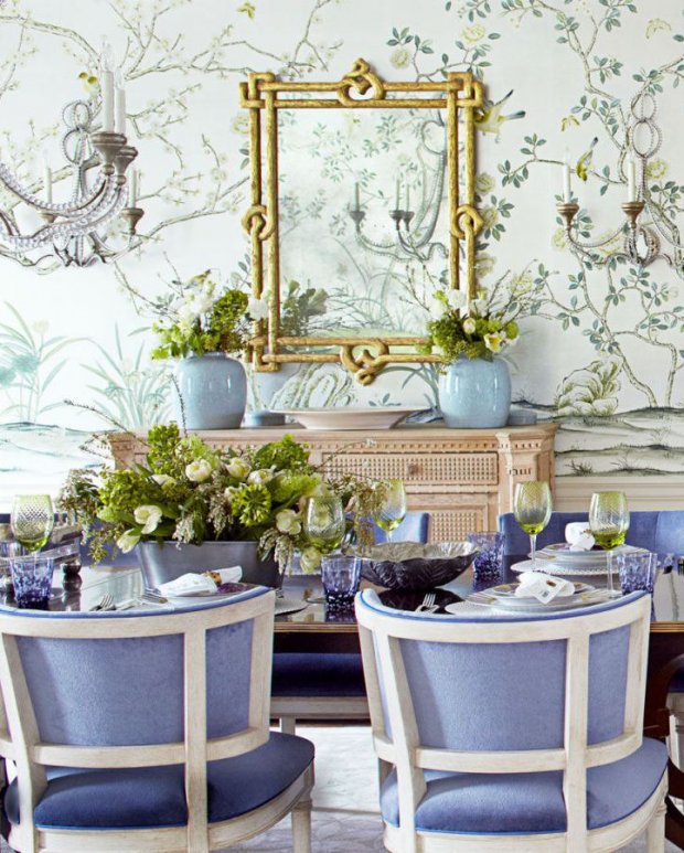Màu tím hoa oải hương đem đến vẻ lãng mạn, nhẹ nhàng và tinh khiết cho căn phòng.