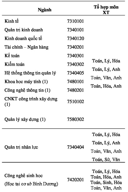 Chương trình đại trà tại ĐH Mở TP.HCM.