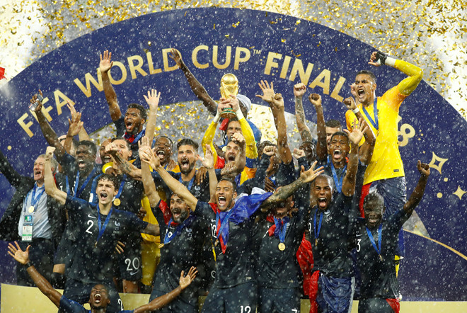 Tuyển Pháp vô địch World Cup 2018.