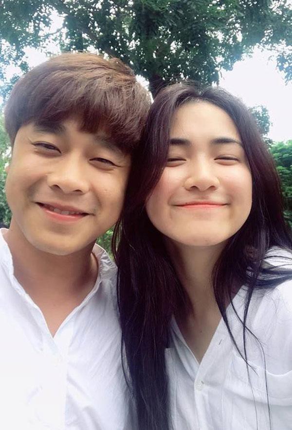 Hòa Minzy và bạn trai Nguyễn Minh Hải.