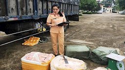 Xe tải chở 2,5 tấn thịt lợn thối vào Sài Gòn tiêu thụ