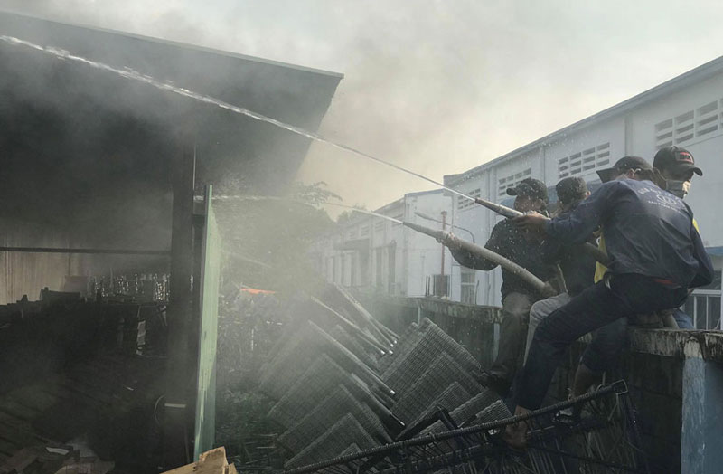 hỏa hoạn,cháy lớn,cháy lớn ở TP.HCM,cháy khu công nghiệp,KCN Nhị Xuân