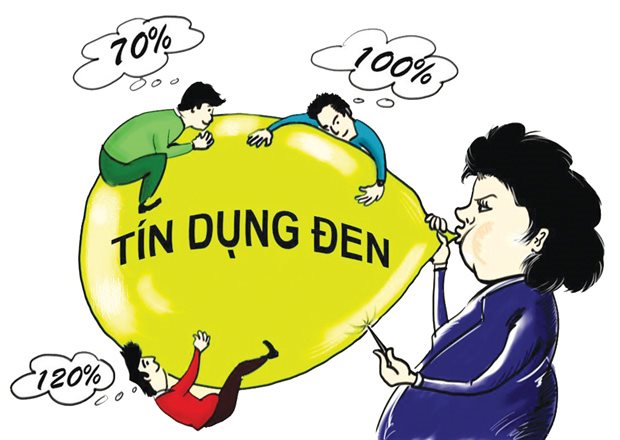 tín dụng đen chính là một hình thức cho vay tiền với lãi suất cao của một tổ chức hay cá nhân nào đó hình ảnh