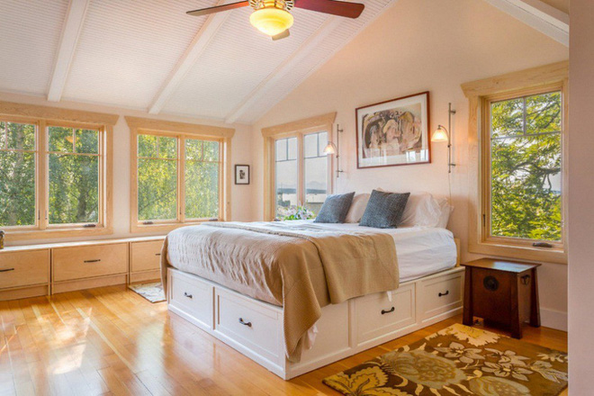 Phòng ngủ nhỏ rộng thênh thang với 8 kiểu giường lưu trữ siêu hoàn hảo dưới đây - Ảnh 1.