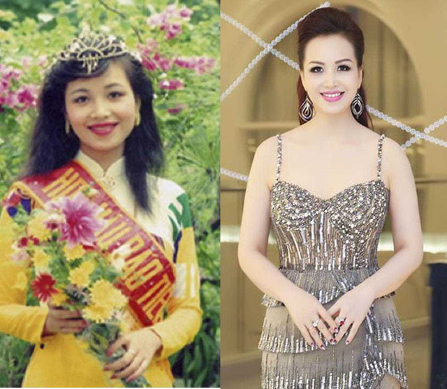 Hoa hậu Diệu Hoa lúc đăng quang và hiện tại không có nhiều khác biệt.