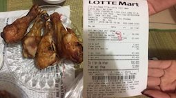 Khách mua đùi gà bốc mùi, Lotte Mart nói gì?