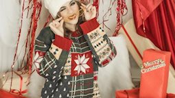 Diện đồ Giáng sinh "quẩy" tưng bừng với phong cách Hàn Quốc như Hoa Di Linh