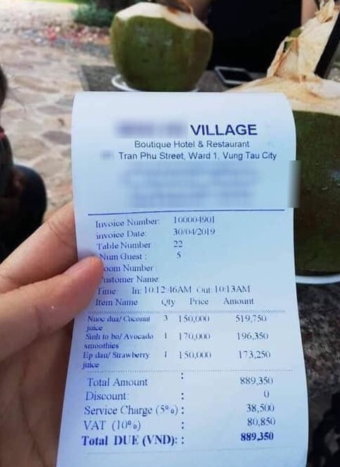 Thành phố Vũng Tàu thông tin vụ việc 150.000 đồng/quả dừa - Ảnh 2.