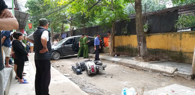 Hiện trường vụ tai nạn ở Hà Nội hôm nay - Ảnh 2.
