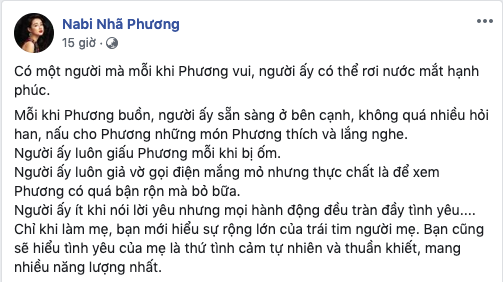 Xúc động với tâm sự của Nhã Phương về mẹ ruột, quan trọng hơn là lời xác nhận đã sinh con? - Ảnh 2.