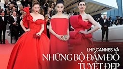 Những bộ đầm đỏ đẹp nhất qua các mùa Cannes: Phạm Băng Băng với  xưng danh "nữ hoàng thảm đỏ" nhưng vẫn thua hẳn Lý Nhã Kỳ